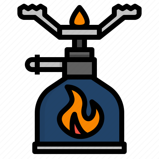 Camping, cooking, gas, picnic, stove, trekking icon - Download on Iconfinder