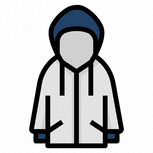 Hoodie, jacket, outfit, pullover, sweatshirt icon - Download on Iconfinder