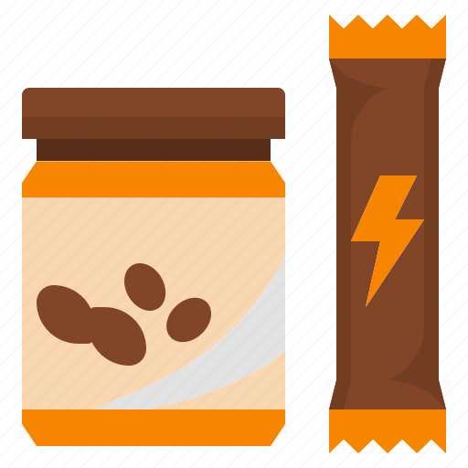 Bar, energy, food, healthy, peanutbutter, snack icon - Download on Iconfinder