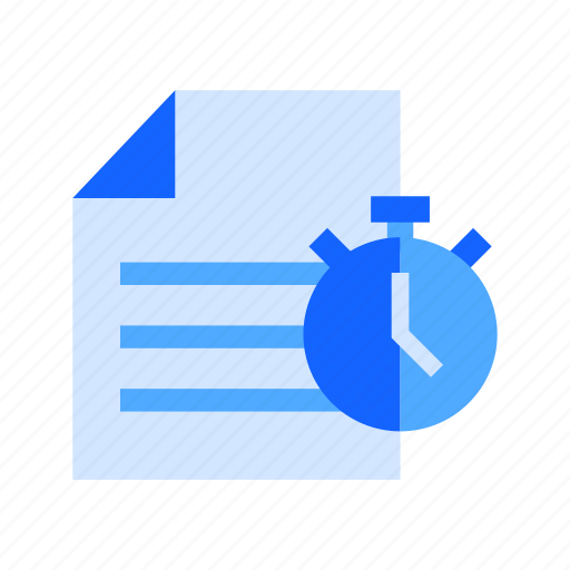File, document, stopwatch icon - Download on Iconfinder