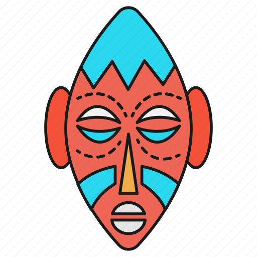 Face mask, cultural mask, festive mask, african culture, fang, ceremonial mask, tribal mask icon - Download on Iconfinder