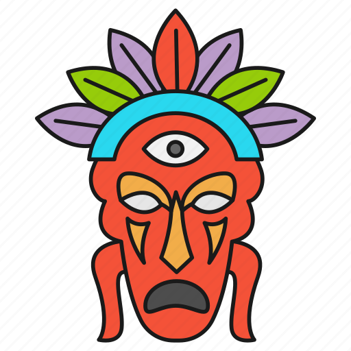 Ivory coast, face mask, cultural mask, festive mask, african culture, ceremonial mask, tribal mask icon - Download on Iconfinder