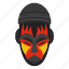 ceremonial mask, cultural mask, face mask, festive mask, tribal mask, zulu mask 