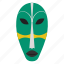 african culture, ceremonial mask, cultural mask, face mask, festive mask, kwele mask, tribal mask 