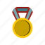 award, design, gold, label, medal, round, success 
