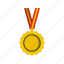 award, decoration, design, gold, label, medal, success 