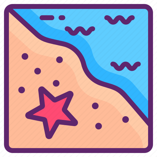 Beach, sand, summer, vacation icon - Download on Iconfinder