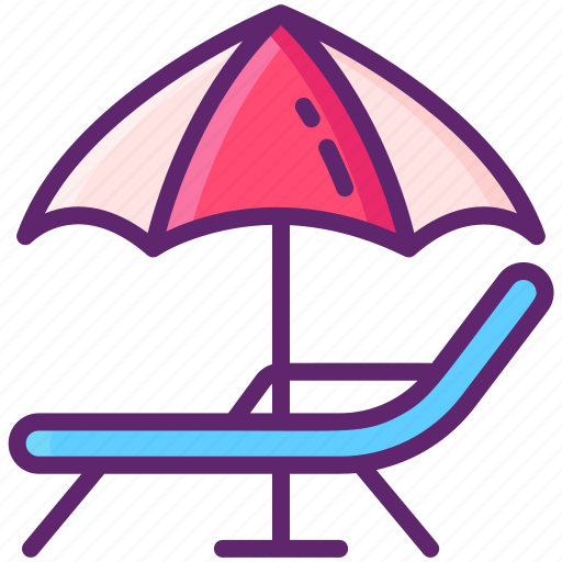 Beach, bed, summer, vacation icon - Download on Iconfinder
