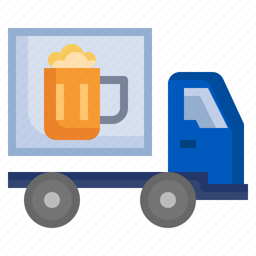Beer, truck, delivery, shipping icon - Download on Iconfinder