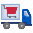 cart, truck, delivery, shipping