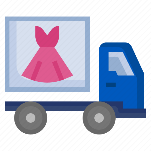 Dress, clothing, truck, delivery, shipping icon - Download on Iconfinder
