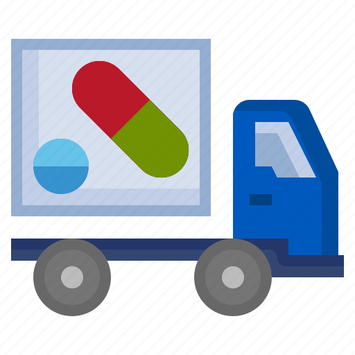 Drug, truck, delivery, shipping icon - Download on Iconfinder
