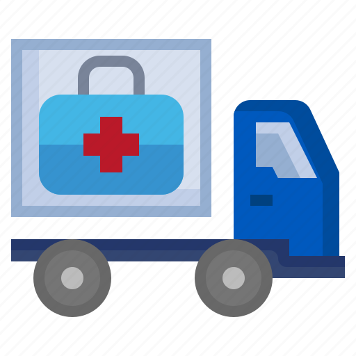 Medical, truck, delivery, shipping icon - Download on Iconfinder