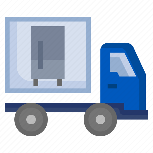 Refrigerator, truck, delivery, shipping icon - Download on Iconfinder