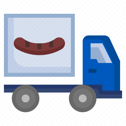 Sausage, truck, delivery, shipping icon - Download on Iconfinder