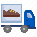 shoe2, clothing, truck, delivery, shipping