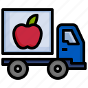 truck, delivery, shipping