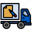 document, truck, delivery, shipping 