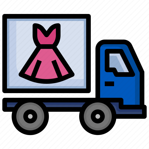 Dress, clothing, truck, delivery, shipping icon - Download on Iconfinder