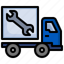 mechanic, truck, delivery, shipping