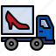 shoe1, truck, delivery, shipping 