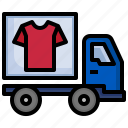 t, shirt, truck, delivery, shipping