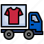 t, shirt, truck, delivery, shipping 