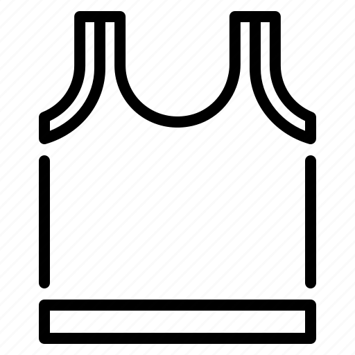 Clothes, fashion, shirt, apparel, style, sleveless, garment icon - Download on Iconfinder