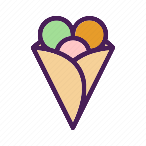 Crepes, dessert, food, set, snack, sweet, tukicon icon - Download on Iconfinder