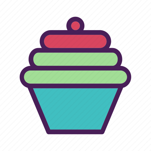 Cupcake, dessert, food, muffin, set, sweet, tukicon icon - Download on Iconfinder
