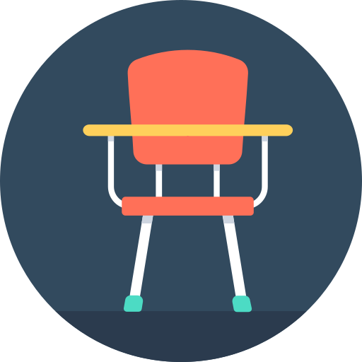 Chair, desk, school, furniture icon - Free download