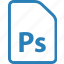 document, file, file pds, file photoshop, format, type 