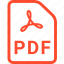 document, file pdf, format, pdf, text, type