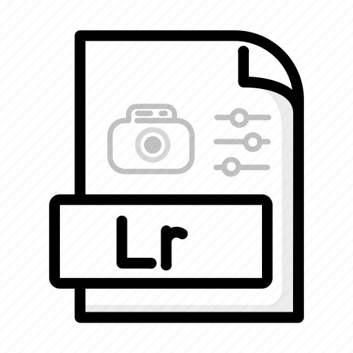 Adjustment, camera, color, lr, outline, photo, type icon - Download on Iconfinder