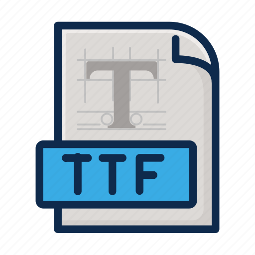 Document, file, fonts, format, text, ttf, type icon - Download on Iconfinder