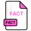 fact, file, format, page, document, sheet, paper 