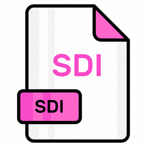 Sdi, file, format, page, document, sheet, paper icon - Download on Iconfinder