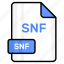 snf, file, format, page, document, sheet, paper 