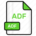 adf, file, format, page, document, sheet, paper