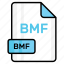 bmf, file, format, page, document, sheet, paper