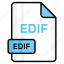 edif, file, format, page, document, sheet, paper 