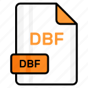 dbf, file, format, page, document, sheet, paper