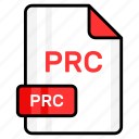 prc, file, format, page, document, sheet, paper
