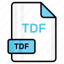 tdf, file, format, page, document, sheet, paper