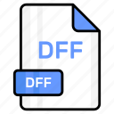dff, file, format, page, document, sheet, paper