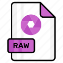 raw, file, format, page, document, sheet, paper