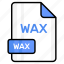wax, file, format, page, document, sheet, paper 