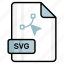 svg, file, format, page, document, sheet, paper 