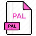 pal, file, format, page, document, sheet, paper