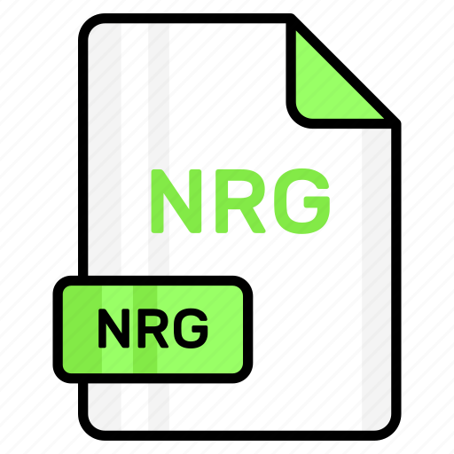 Nrg, file, format, page, document, sheet, paper icon - Download on Iconfinder